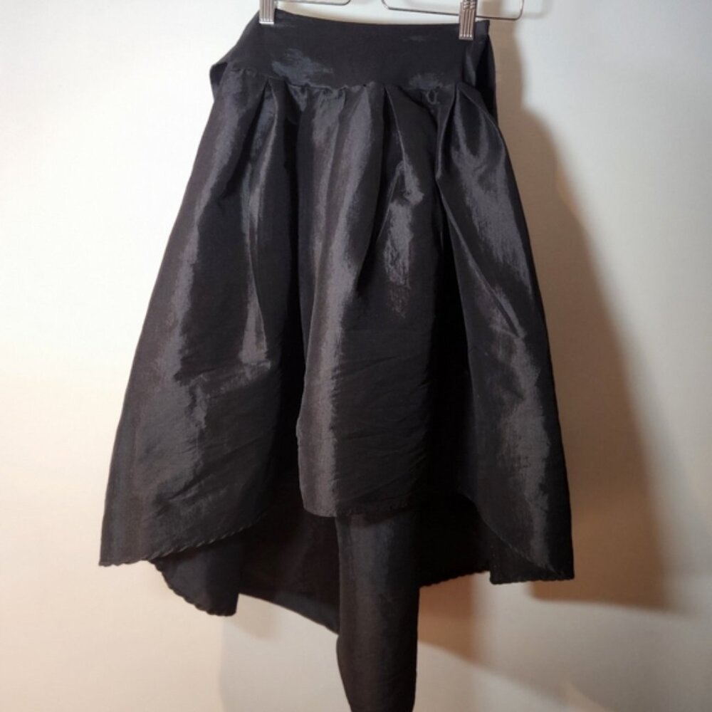 Unique‎ small fashion nova elegant Black High-Low Skirt